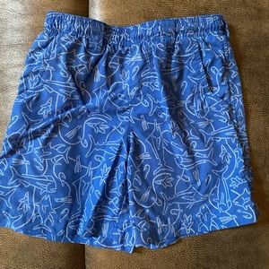 Columbia PFG swim trunks, size 8